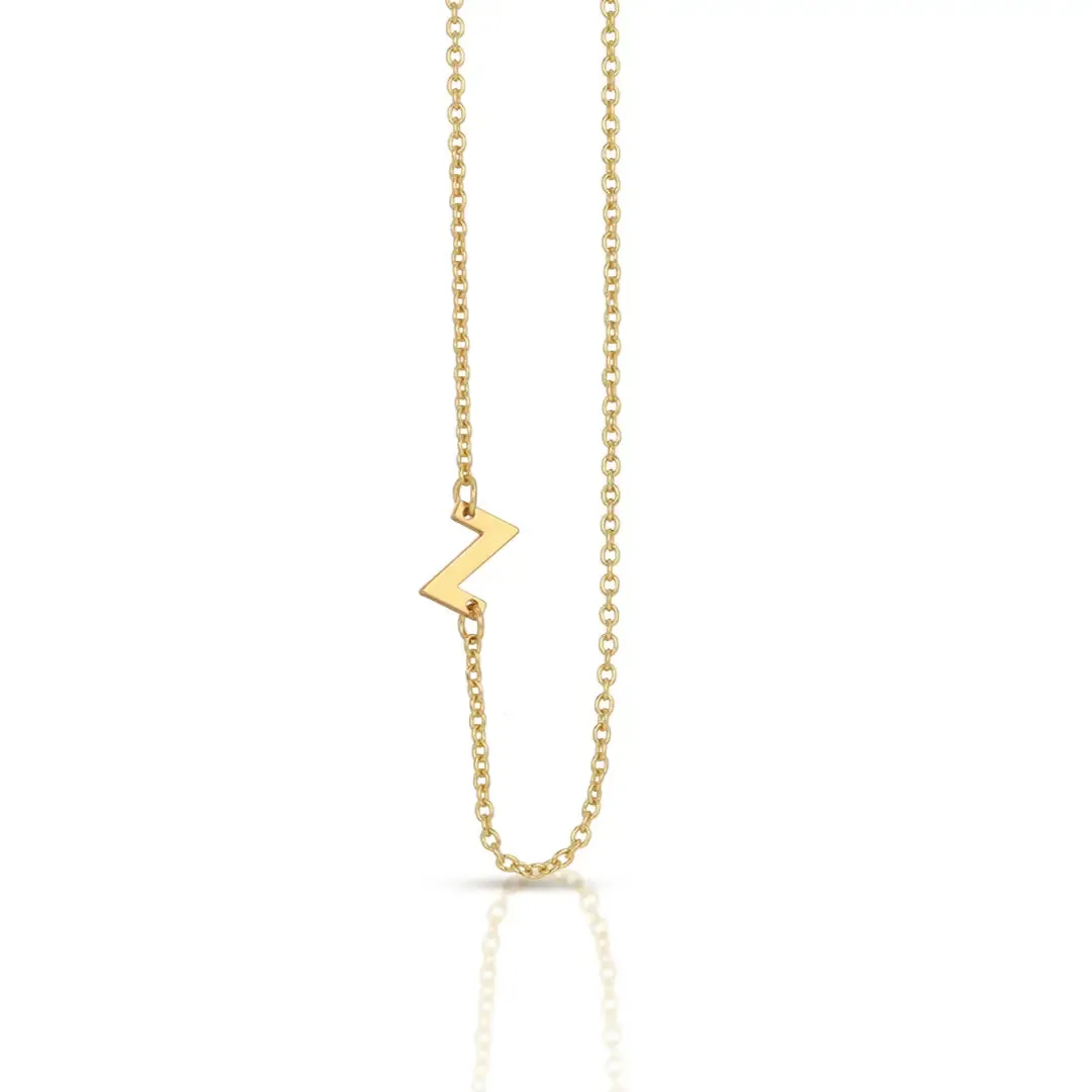 Lucky Feather Celebrate You Initial Necklace - Z