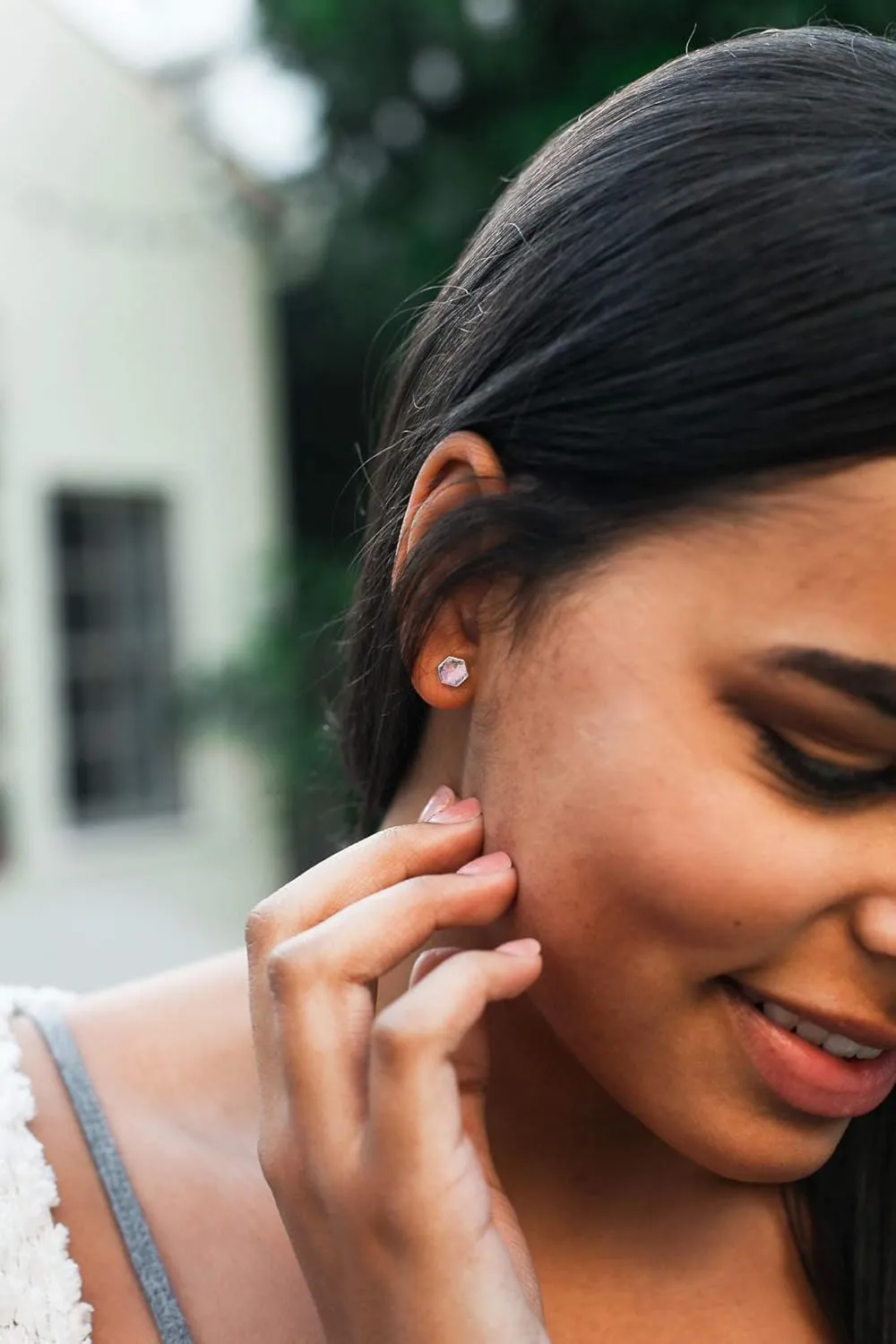 Lucky Feather Small Stud Earrings for Women - 14k Gold Dipped Post Earrings Presented on Sentimental Message Card Makes an Ideal Gift for Women and Teens