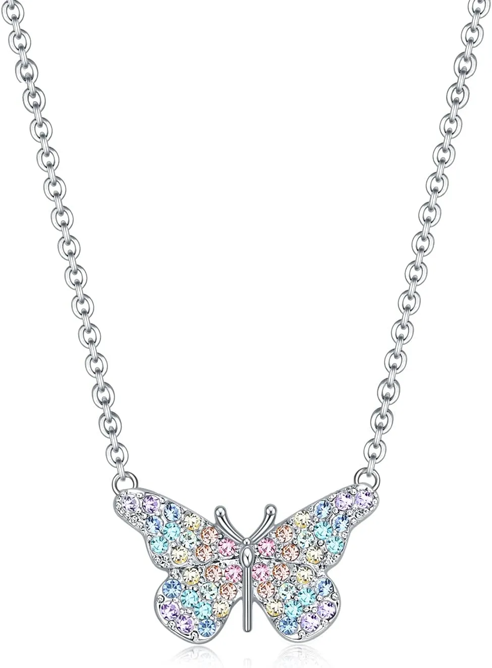 luomart Butterfly Necklace Gifts for Girls Women,Butterfly Pendant Necklaces Jewelry Gift for Butterfly Lovers