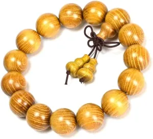 Mala Bead Bracelets Wood Beaded Sandalwood Prayer Bracelet Meditation Necklace