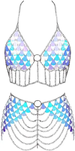 MAMOHSS Crystal Belly Waist Chain Beach Layered Body Chain Fashion Sexy Jewelry PartyBody Accessories