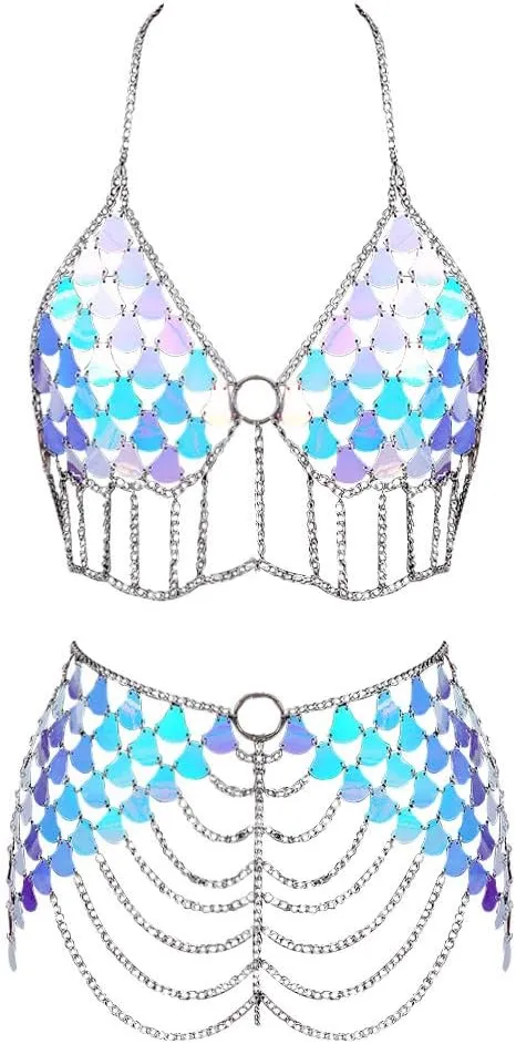 MAMOHSS Crystal Belly Waist Chain Beach Layered Body Chain Fashion Sexy Jewelry PartyBody Accessories