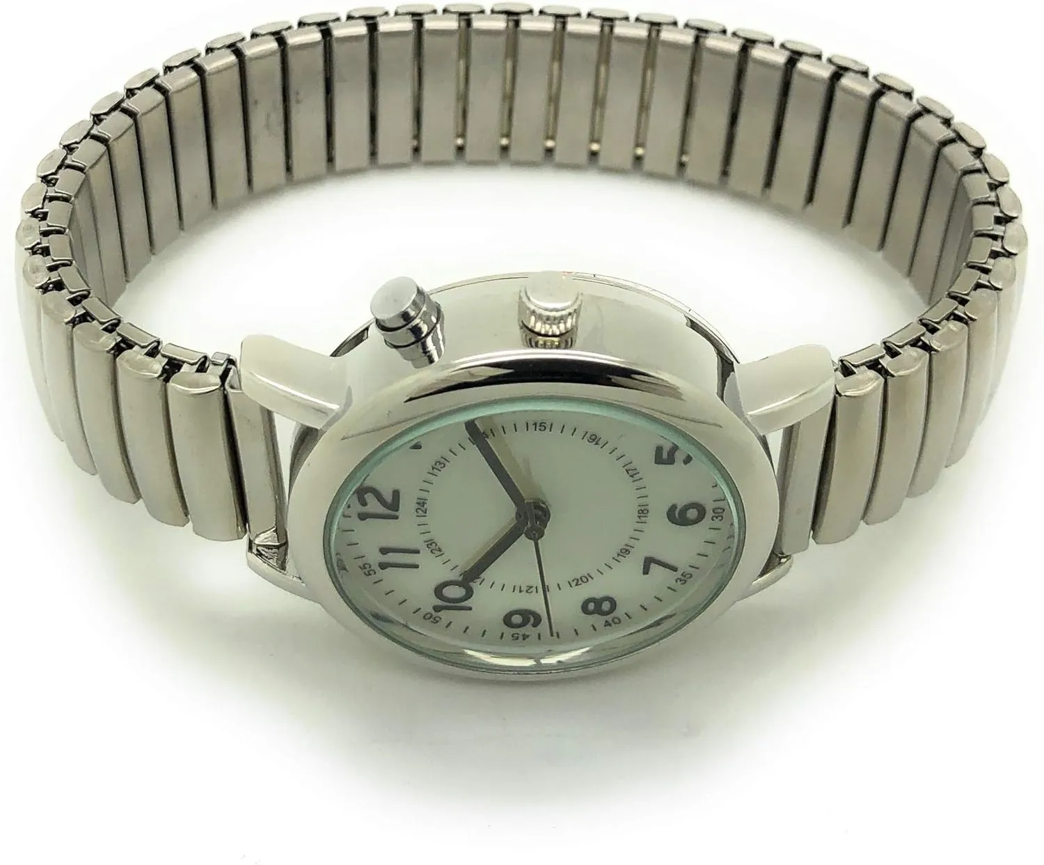Mens Ladies 32mm Light Up Night Light Stretch Elastic Band Fashion Watch