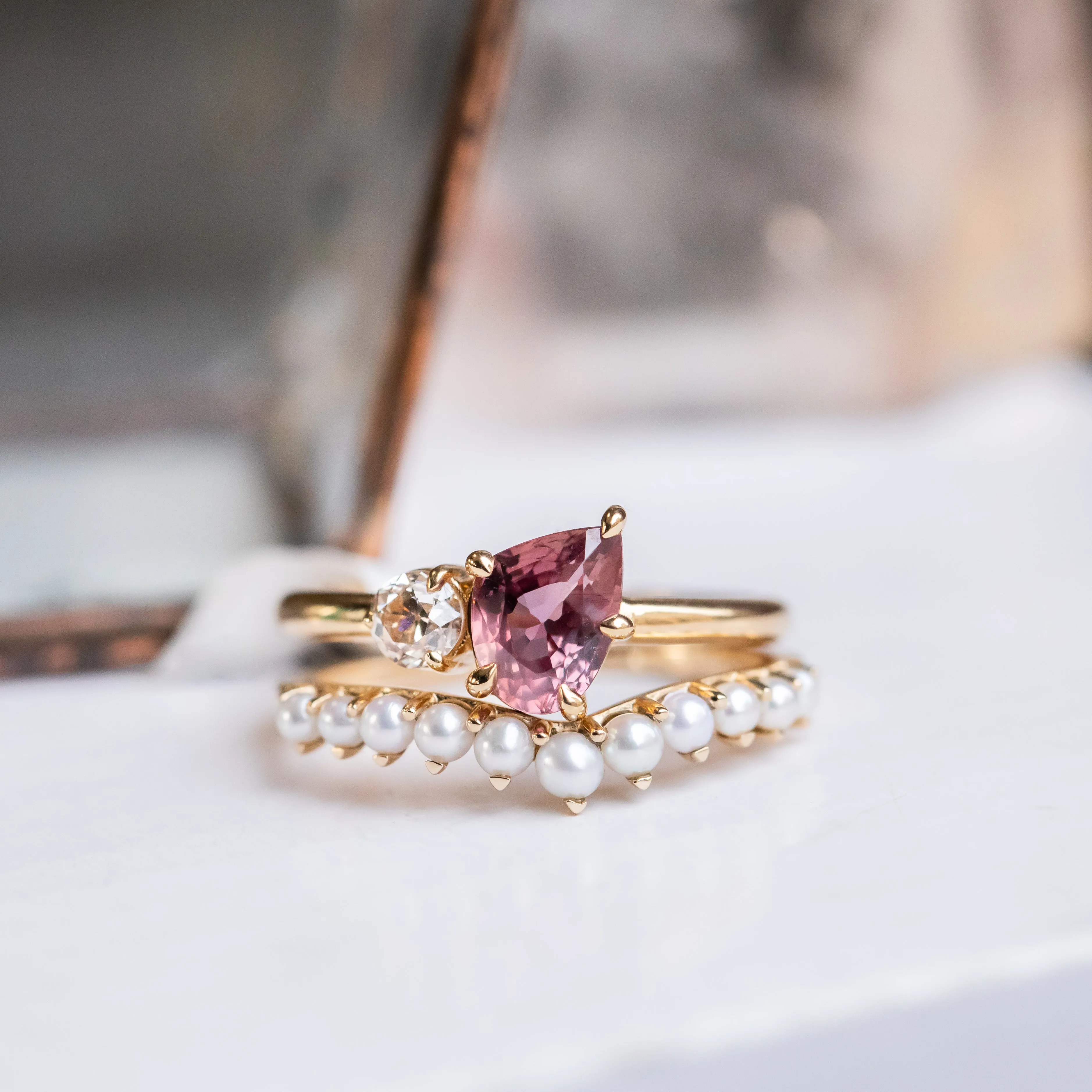 Mermaid Bubbles Pearl Ring