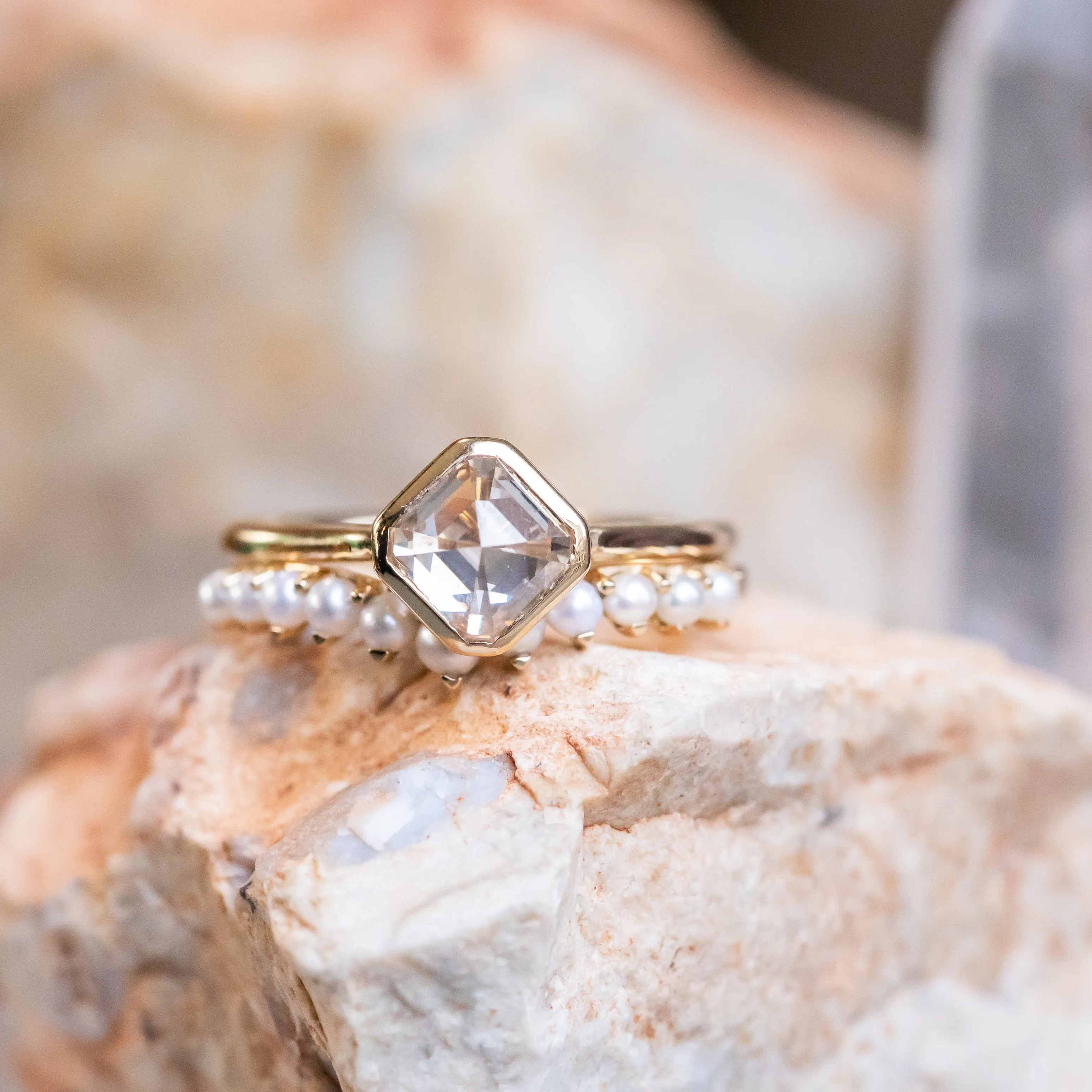 Mermaid Bubbles Pearl Ring