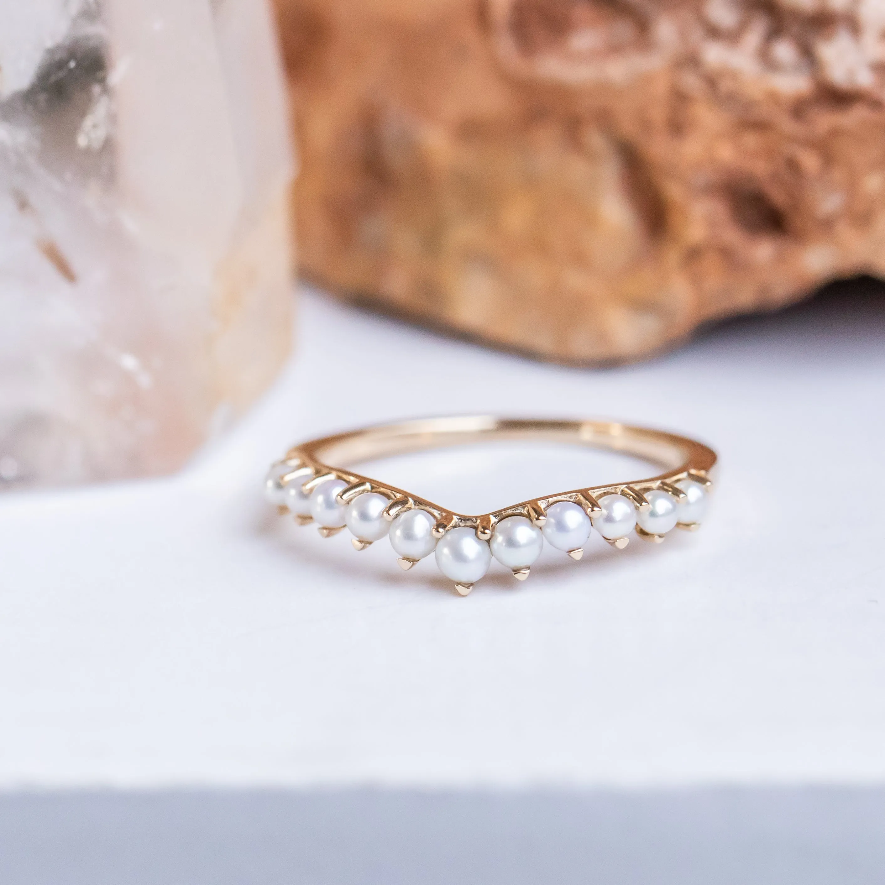 Mermaid Bubbles Pearl Ring
