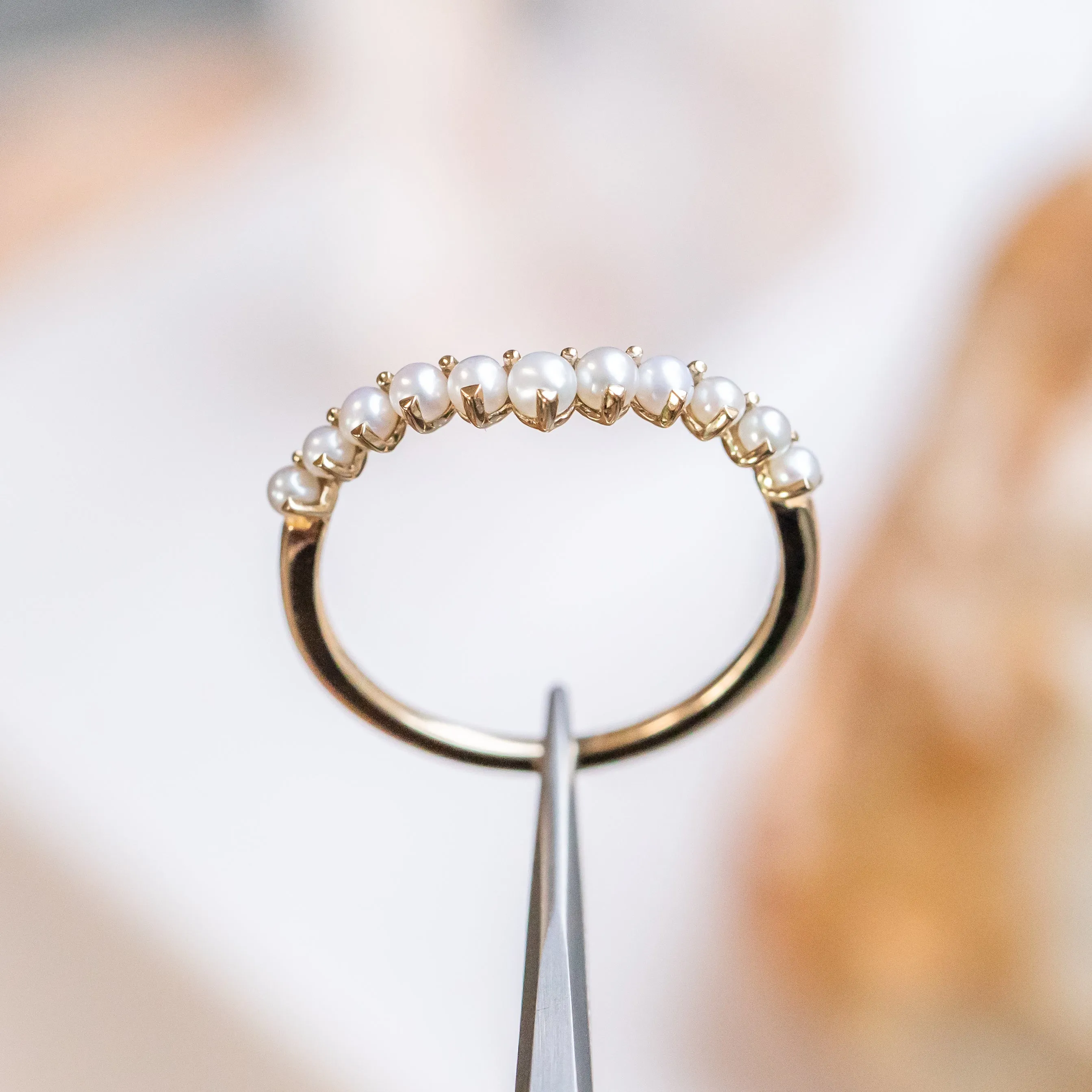 Mermaid Bubbles Pearl Ring