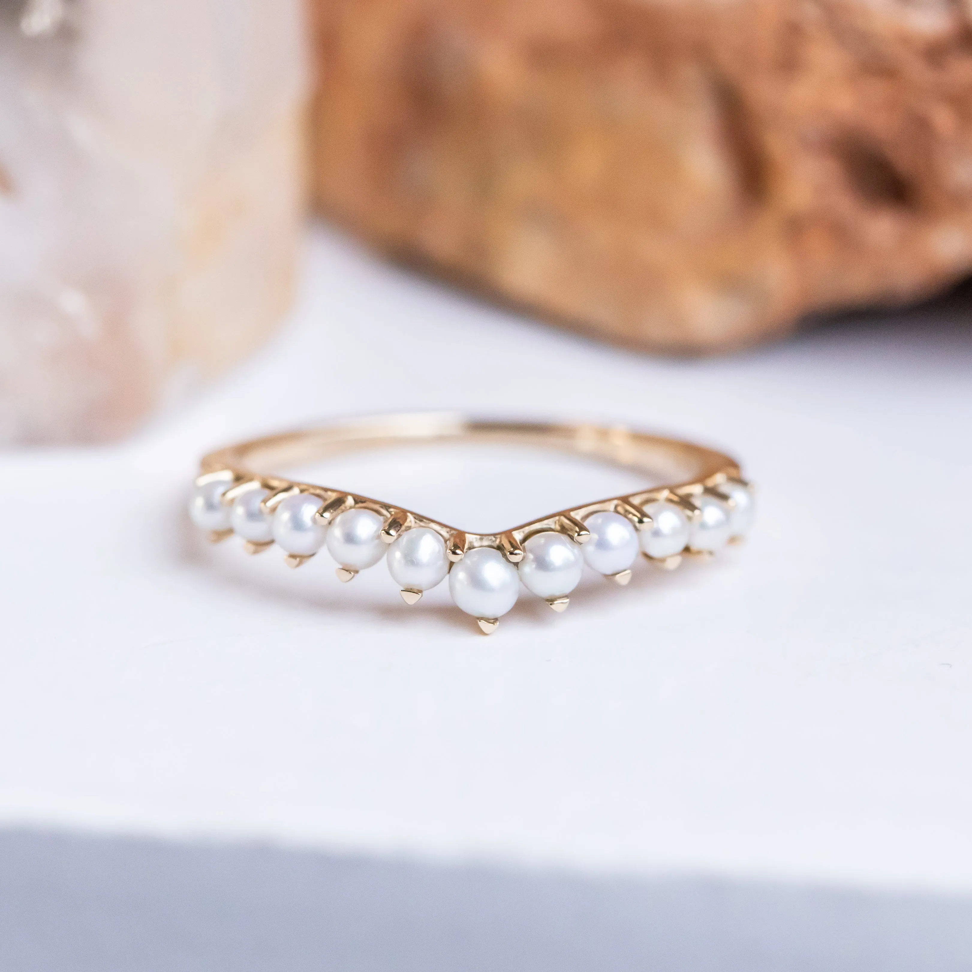 Mermaid Bubbles Pearl Ring