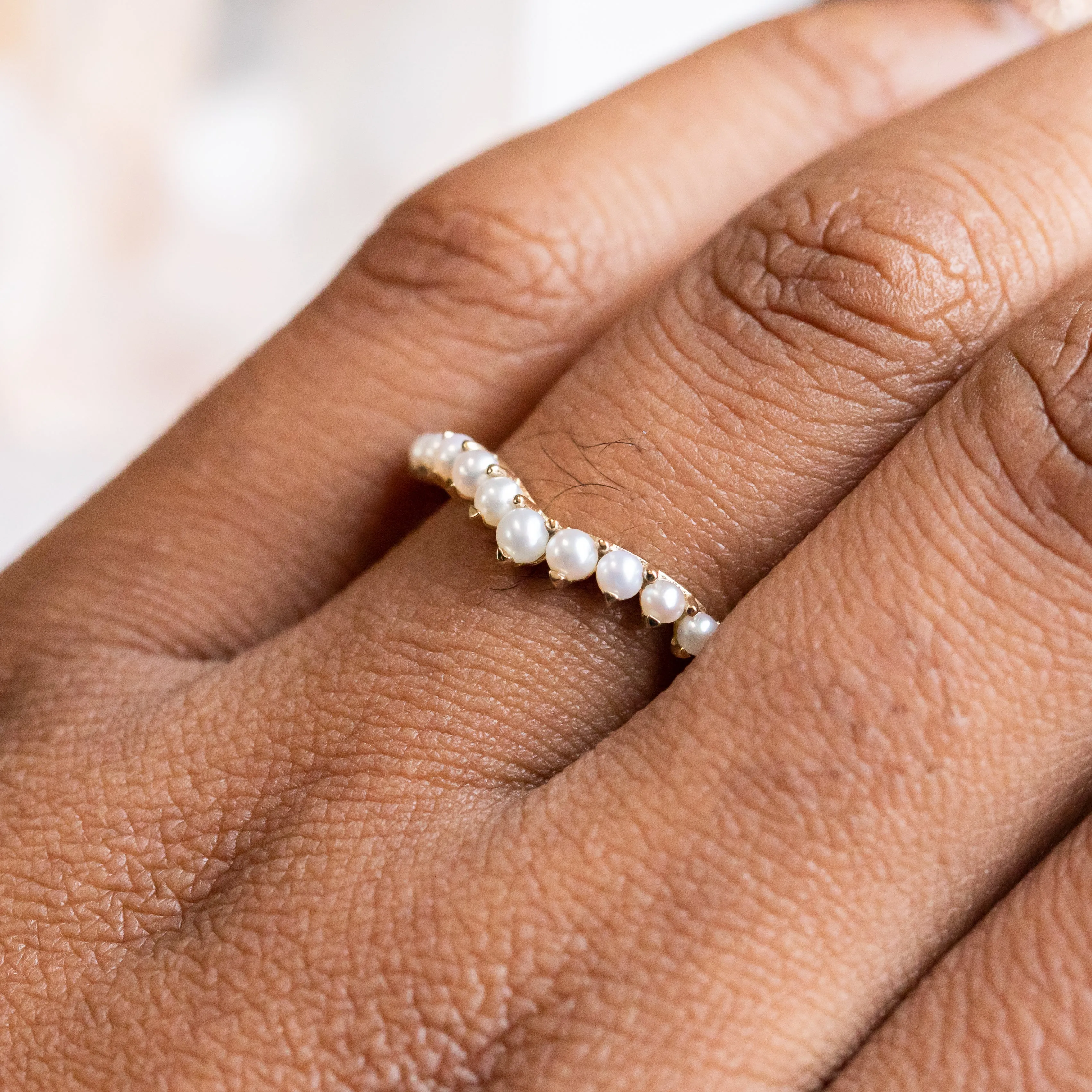 Mermaid Bubbles Pearl Ring