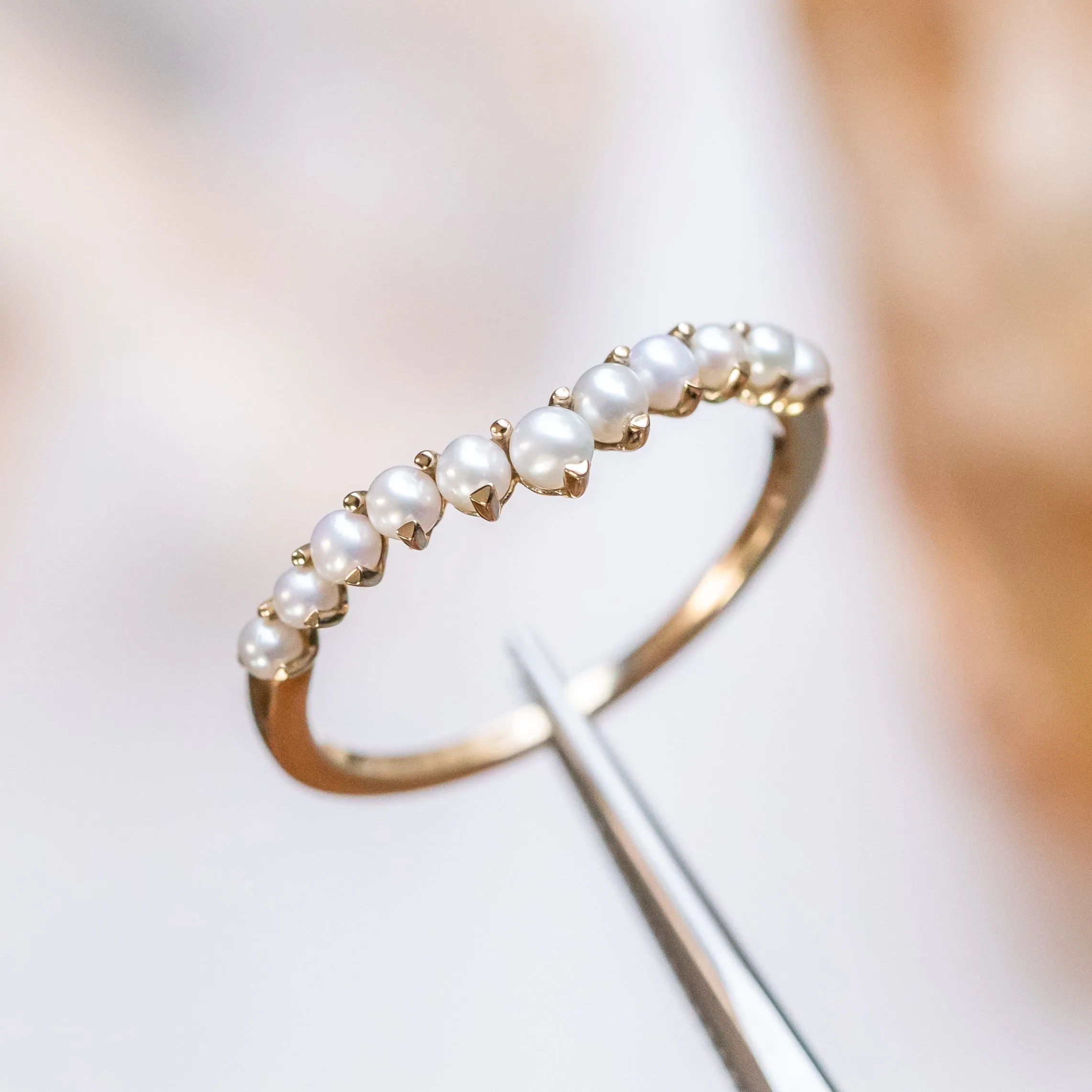 Mermaid Bubbles Pearl Ring