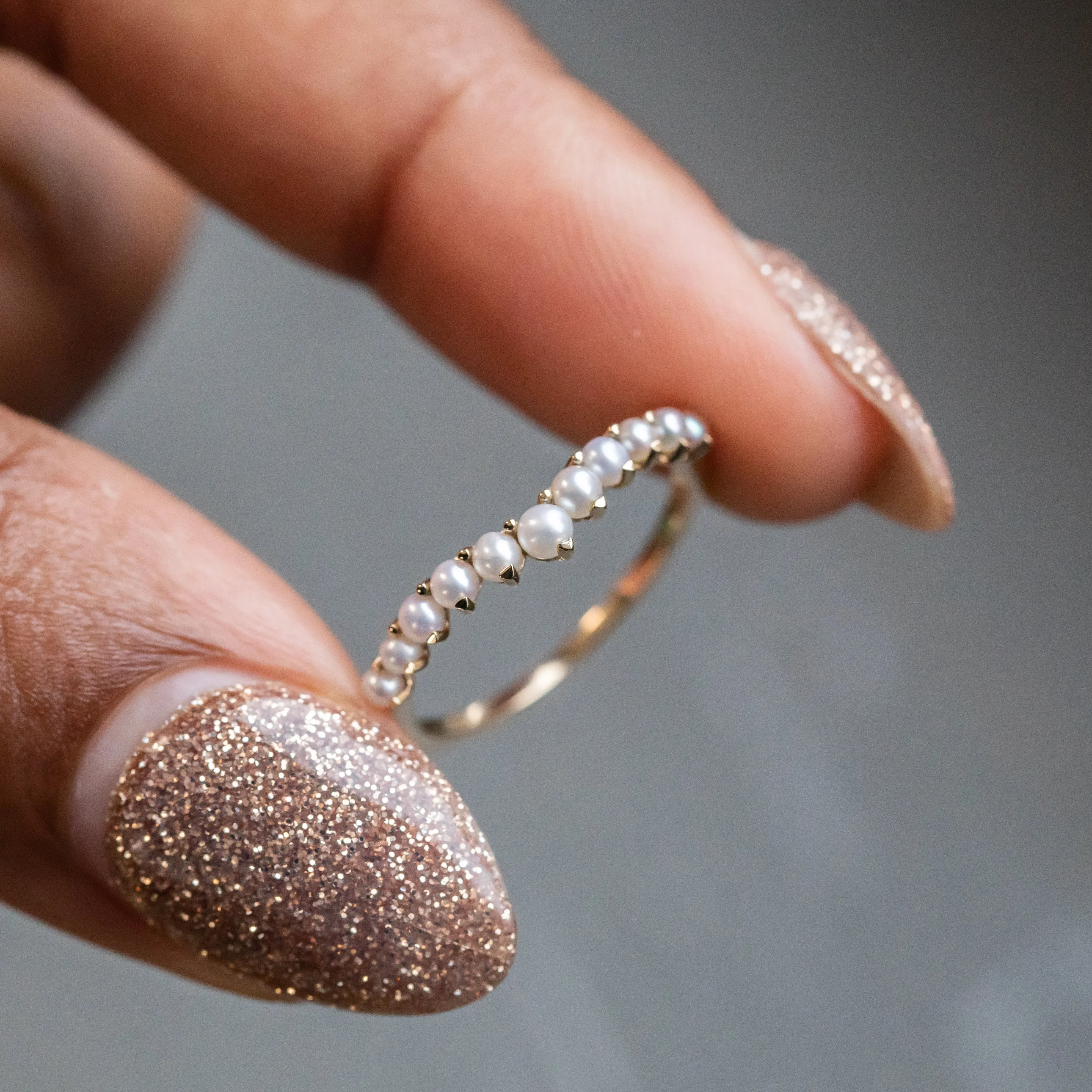 Mermaid Bubbles Pearl Ring