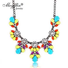 Meyfflin Pendants Maxi Collares Mujer Leaf for Women