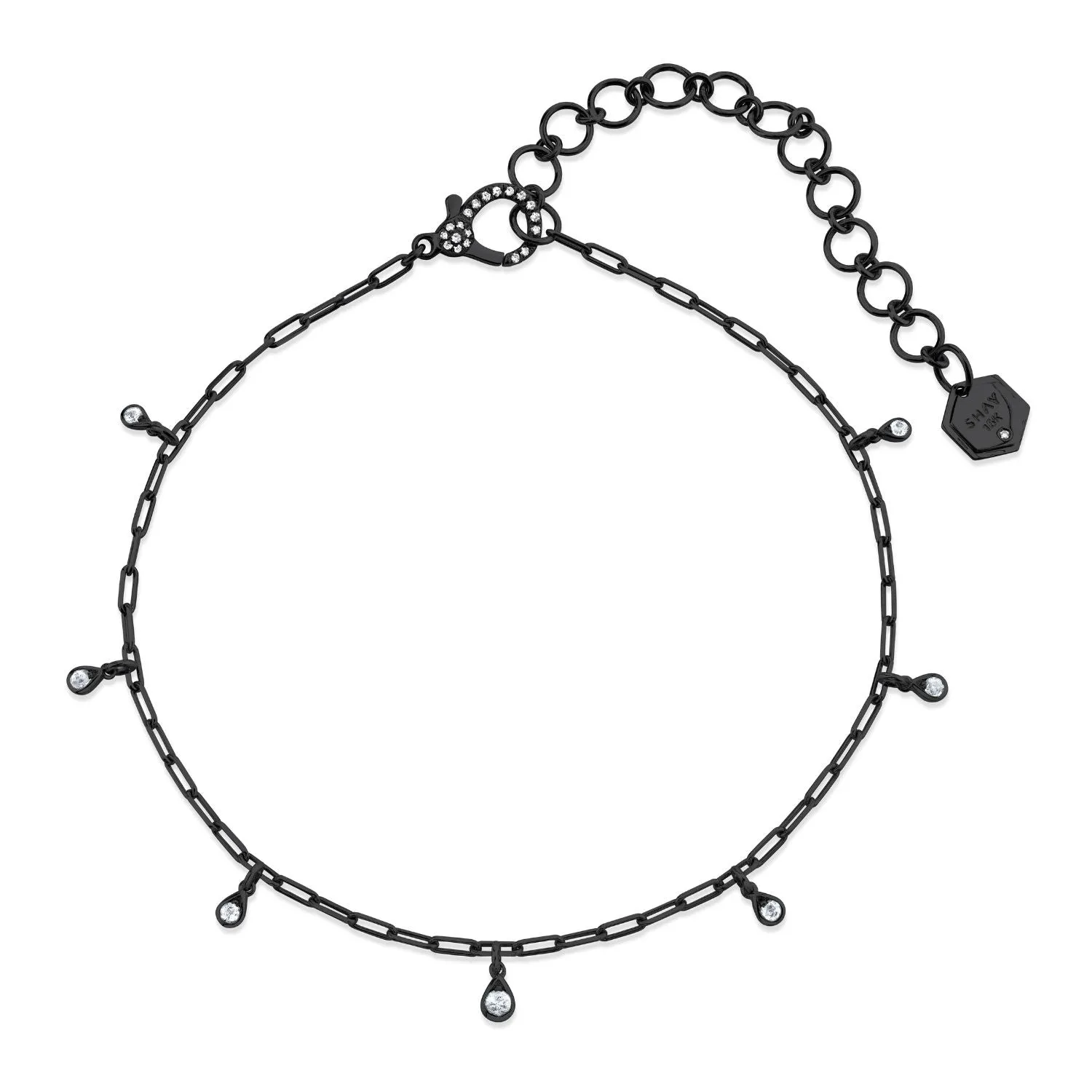 MINI ME DIAMOND DANGLE DROP NECKLACE