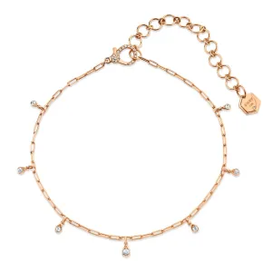 MINI ME DIAMOND DANGLE DROP NECKLACE