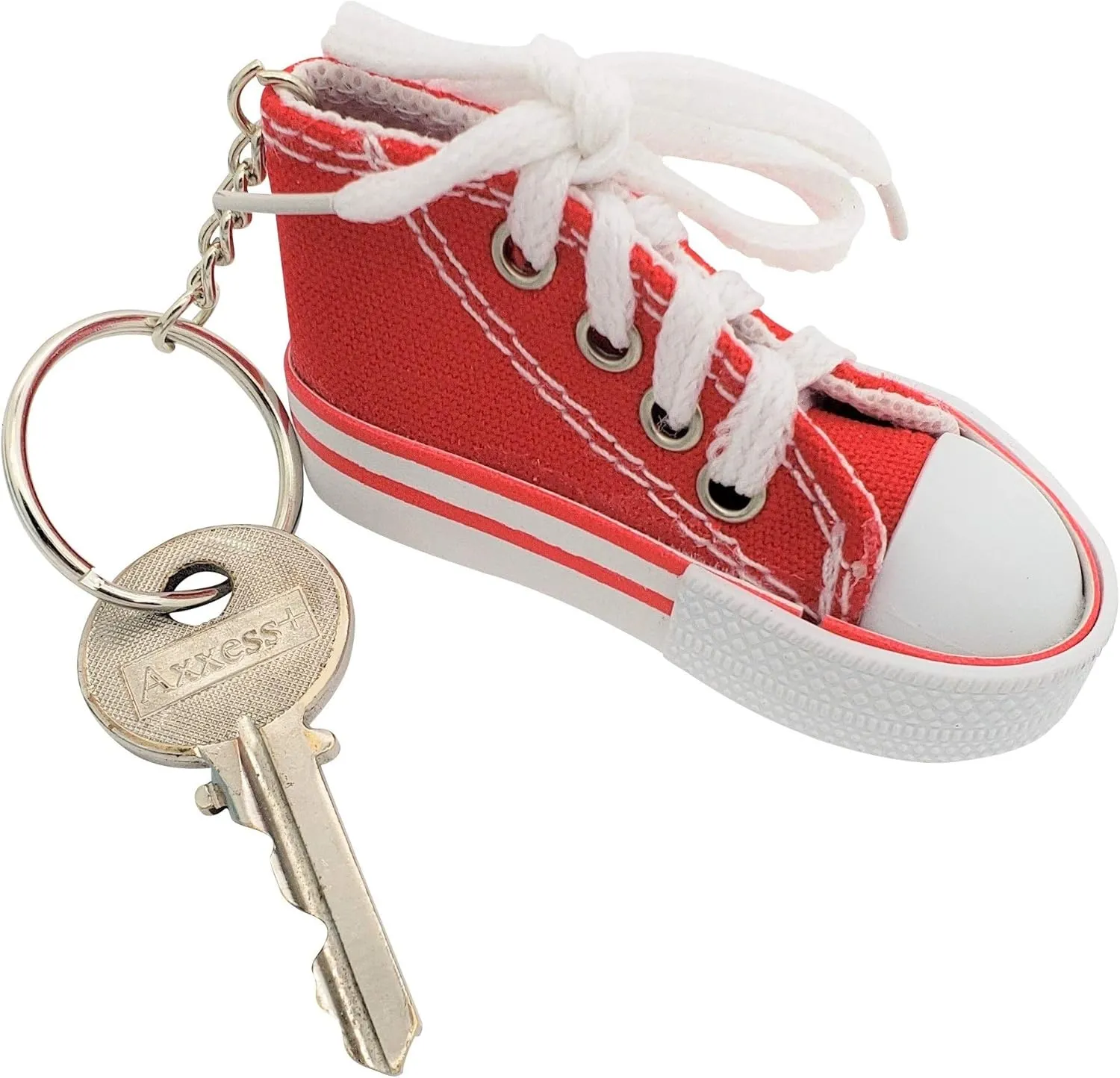 Miniature Sneaker Shoes Keychains (3") 6 Colors: Pink, Light Blue, Green, Red, Blue, Black. Backpacks, Key Chains