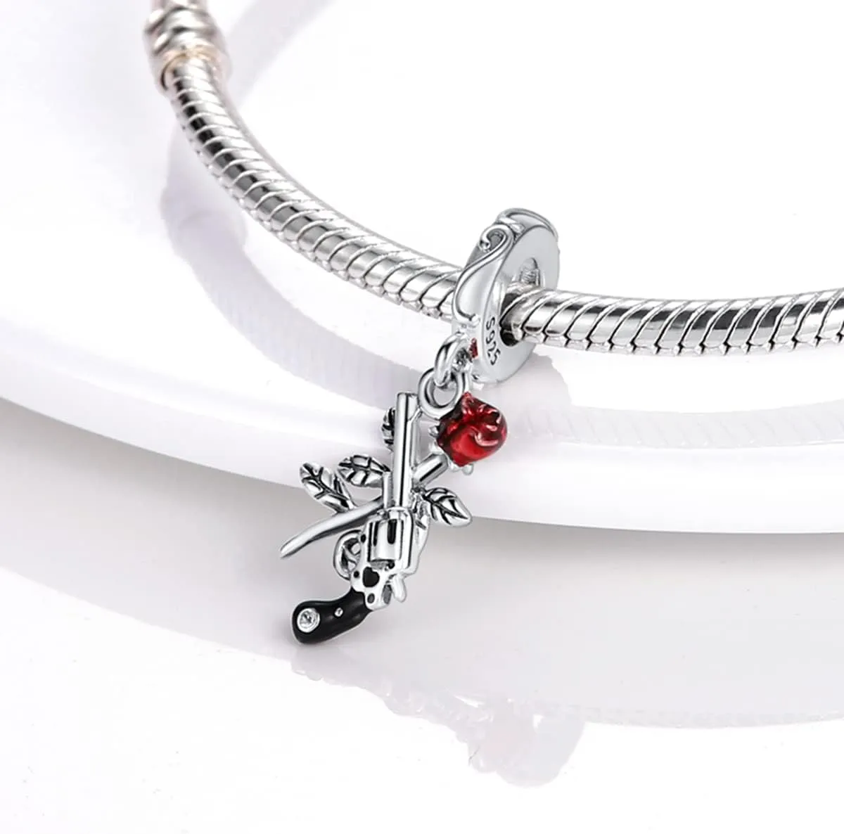MULA 925 Sterling Silver Charms for Bracelets and Necklaces Handbag Dangle Pendants Beads Cute Cat Turtle Charms Jewelry for Women