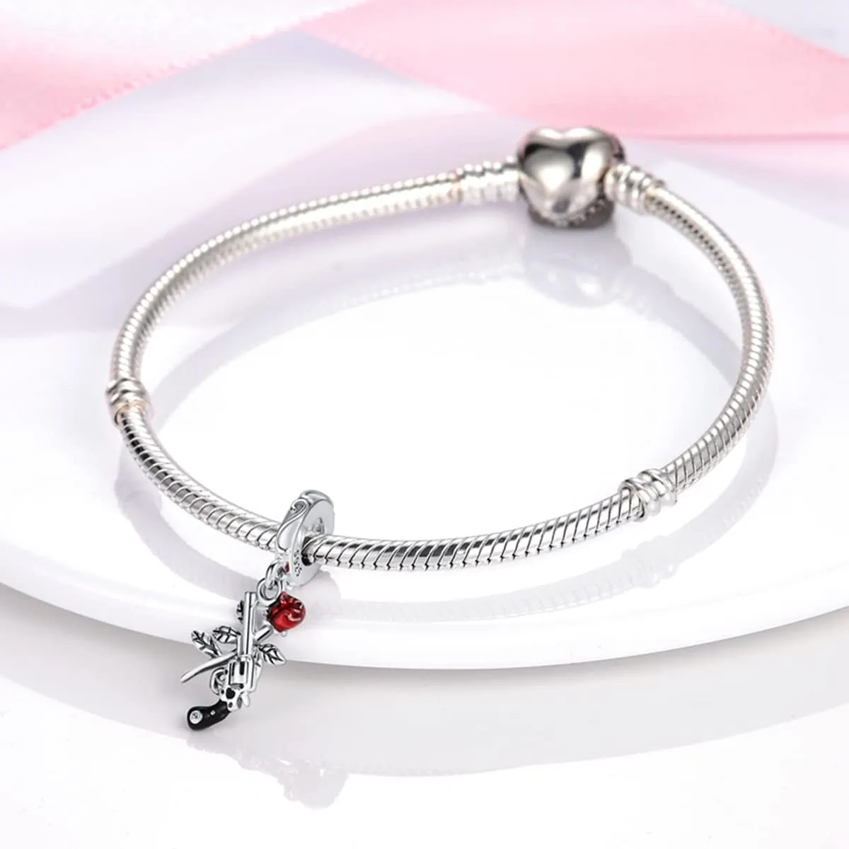 MULA 925 Sterling Silver Charms for Bracelets and Necklaces Handbag Dangle Pendants Beads Cute Cat Turtle Charms Jewelry for Women