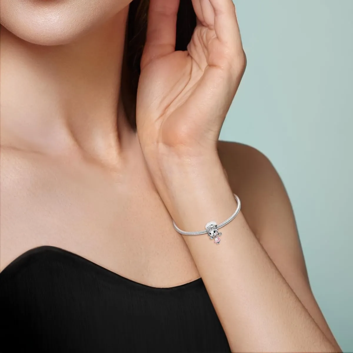 MULA 925 Sterling Silver Charms for Bracelets and Necklaces Lipstick and Bag Dangle Pendants Tower Camera Beads Jewelry Charms for Women