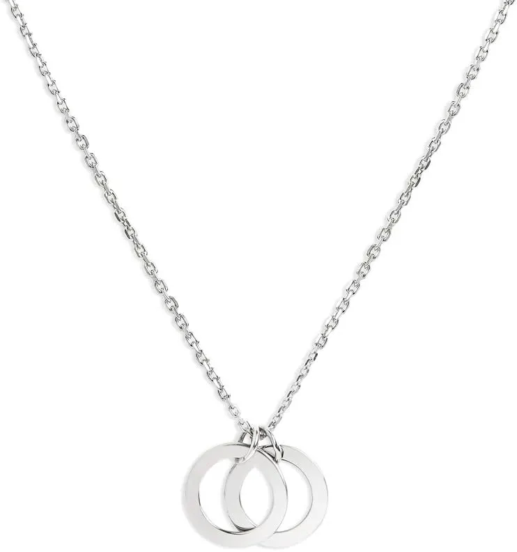 Mysha & Co New York Personalized Dual Ring Of Love Pendant