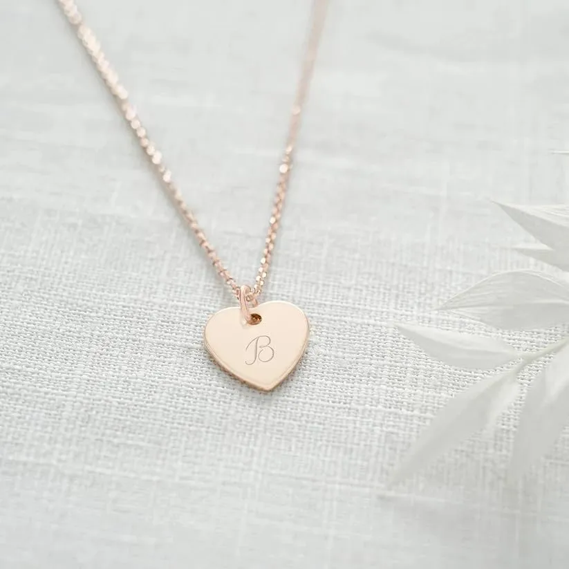 Mysha & Co New York Personalized Eternal Initial Heart Pendant