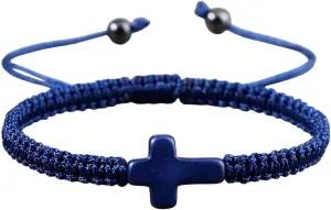 New 2025 Unisex Simple Cross Prayer Bracelets Handmade Black White Rope Couple Men Women Fitness Wrap Wristbands Jewelry Findings Gifts Fashion Trendy Accessories Creative Gift For Women And Men