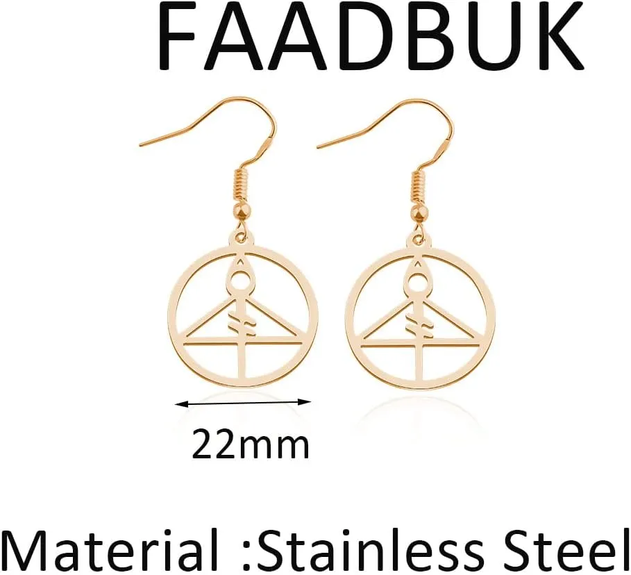Owl House Inspired Light Glyph Earrings Owl House Fan Gift
