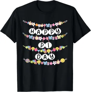 Pi Day Friendship Bracelets Youth Math Day Fun T-Shirt