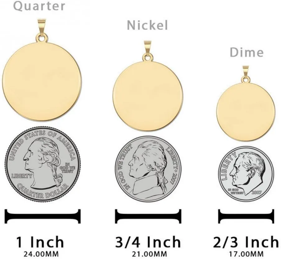 PicturesOnGold.com Saint Kenneth Religious Medal - Sterling Silver and 10K or 14k Gold - Round Pendants Protection Jewelry Christian Gifts for Men & Women