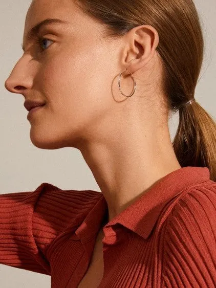 PILGRIM Small Sanne Hoop Earrings