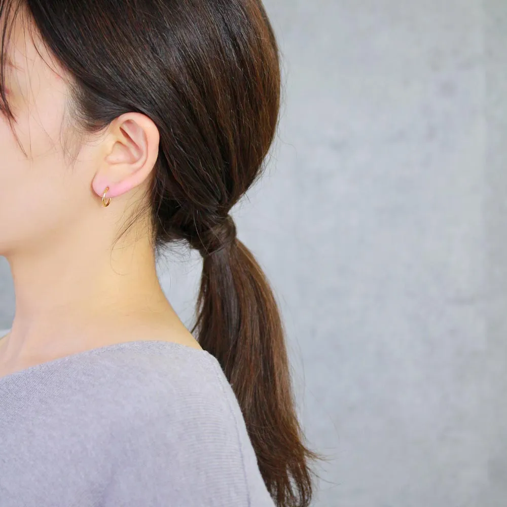 Polished Hoop Earrings