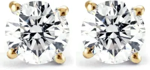 Pompeii 1/4ct Diamond Studs 14K Yellow Gold