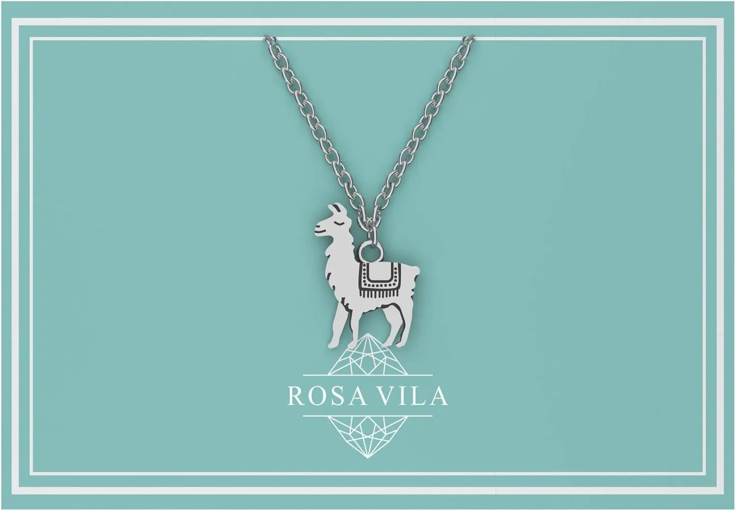 Rosa Vila Llama Necklace, Llama Gifts, Be Llamazing, Llama Stuff For Women, Alpaca Gifts, Mama Llama Gift Pendant, Alpaca Necklaces, Llama Jewelry For Women