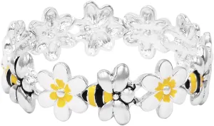 Rosemarie & Jubalee Women's BEEutiful Summertime Fun Enamel And Crystal Rhinestone Honey Bee Jewelry Pieces