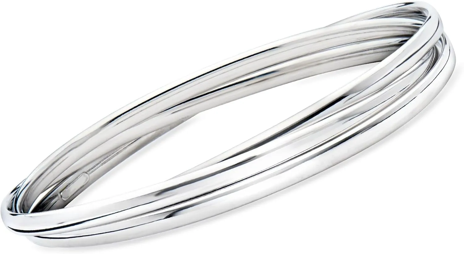 Ross-Simons Italian Sterling Silver Rolling Bangle Bracelet