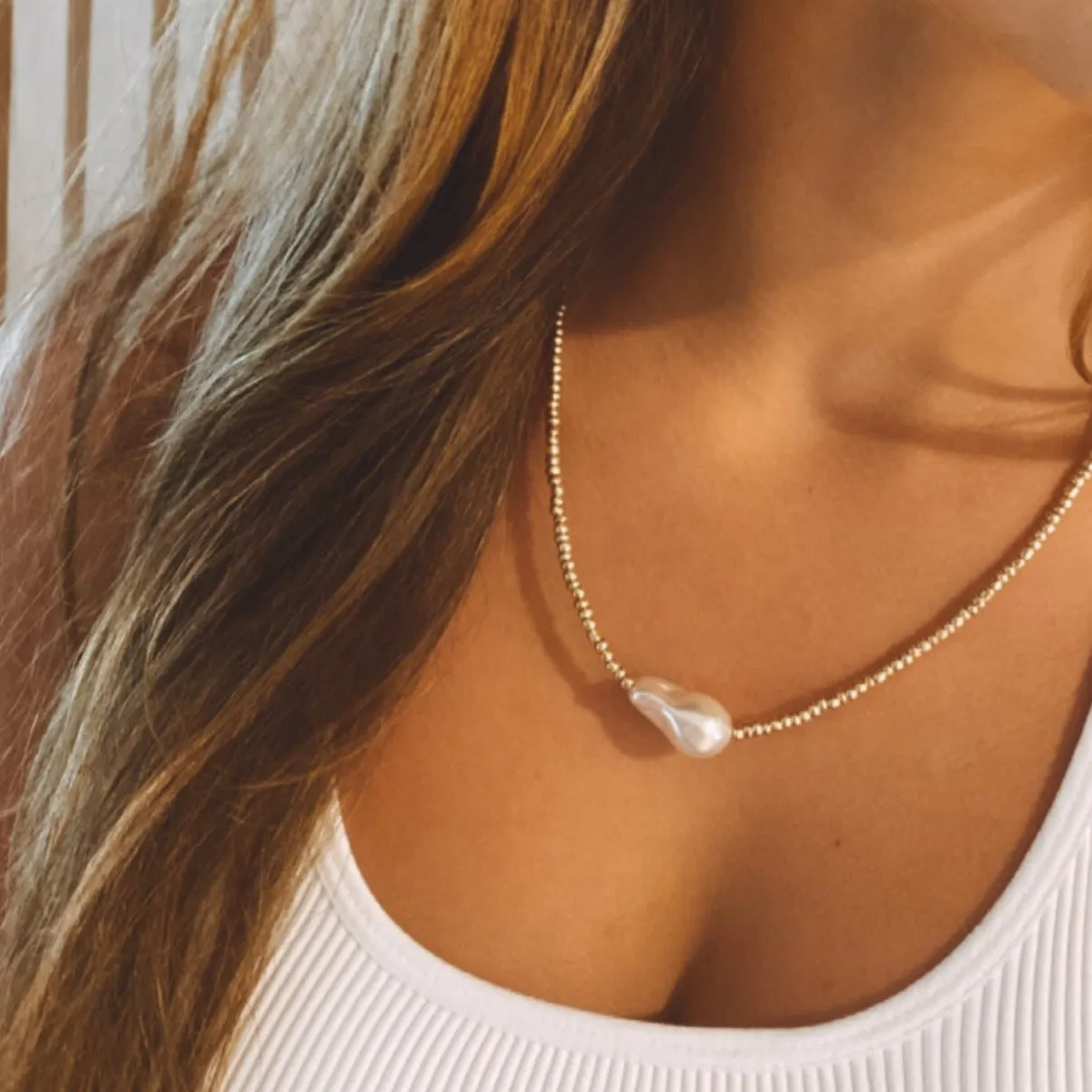 Salty Safari - Necklace - Lulu - Gold