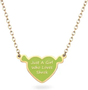 Shr*k Merch Necklace Gifts For Women BFF Teen Daughter Shr*k Merchandise Necklaces Gift