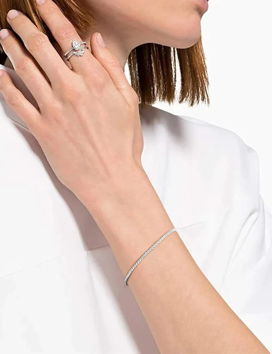 Sparkling/Rope/Box Bracelet for Women Men 2mm 2.5mm 3mm 5mm Diamond-Cut Silver/Gold Sparkling/Box/Rope Chain Bracelet for Gril 6.5/7/7.5/8/8.5/9 Inch