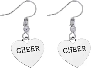 Sportybella Cheer Earrings - Cheer Jewelry, Gift For Cheerleaders & Teams, Moms & Coaches