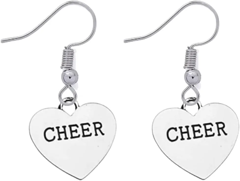 Sportybella Cheer Earrings - Cheer Jewelry, Gift For Cheerleaders & Teams, Moms & Coaches