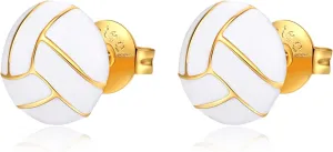 Stainless Steel Sports Earring for Women Hypoallergenic Basketball Soccer Volleyball Jewelry