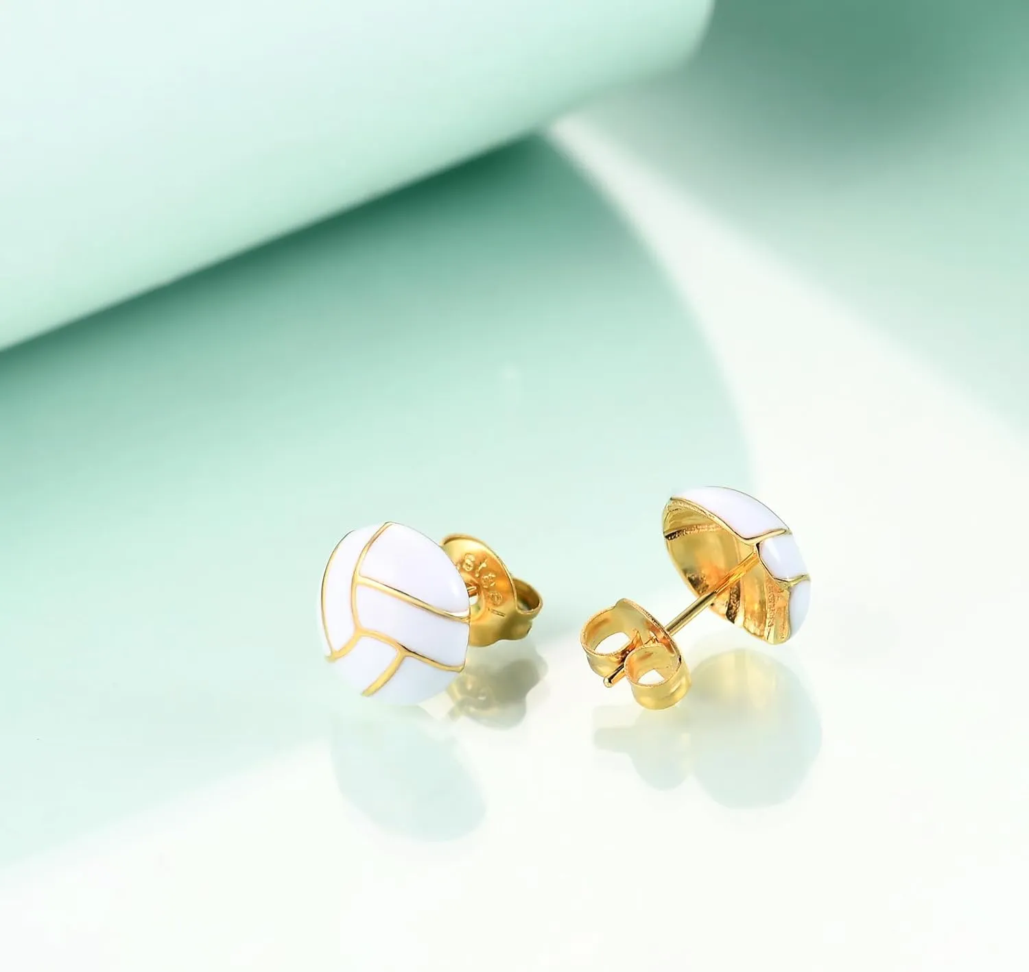 Stainless Steel Sports Earring for Women Hypoallergenic Basketball Soccer Volleyball Jewelry