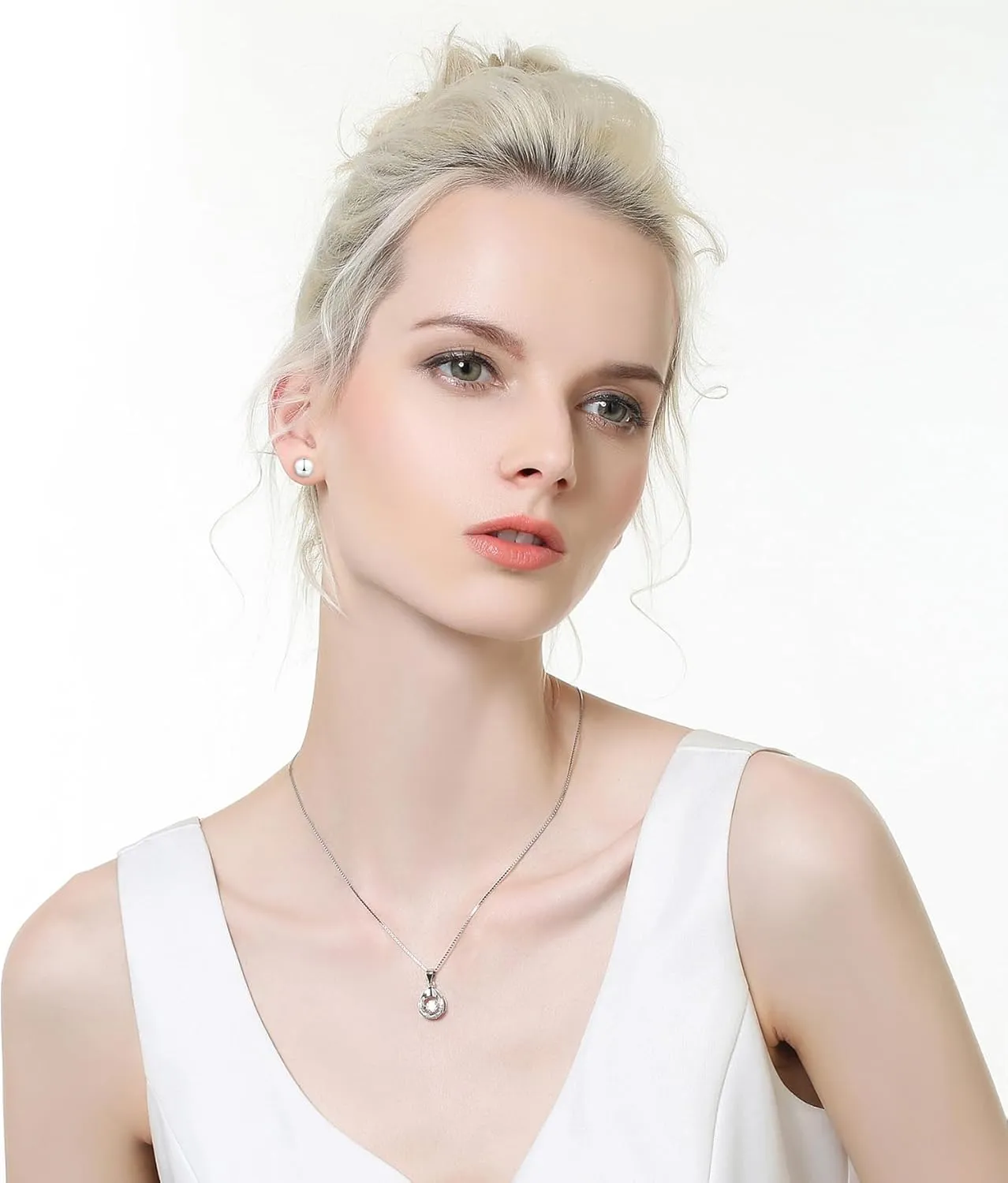 Sterling Silver Ball Earrings for Women, Classic Hypoallergenic Silver Stud Earrings, 5mm-10mm Silver Ball Ear Studs  Ideal for Everyday Wear at Any Occasions
