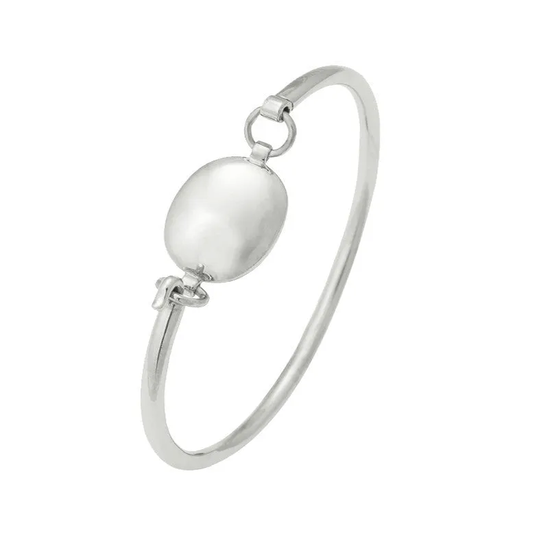 Sterling Silver Bracelet - Oval ID Bracelet