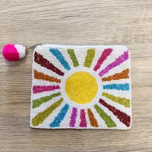 Sunshine Colorful Beaded Pouch