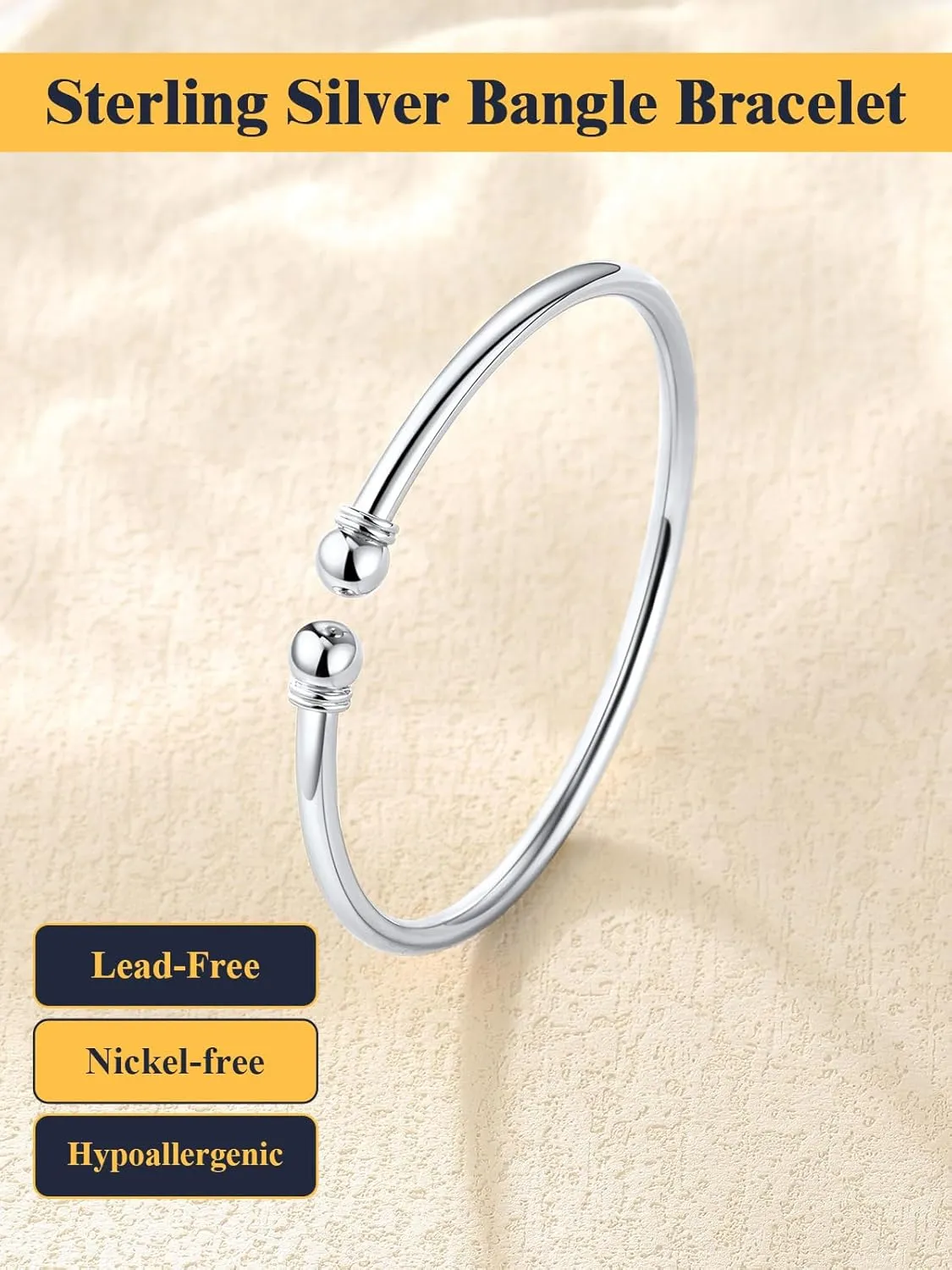 U7 Unisex Simple Cuff Bracelet 18K Real Gold Platinum Plated Fine Bracelets Fashion Jewelry Open Bangle Cuff Bracelets, Twisted or Heart Style