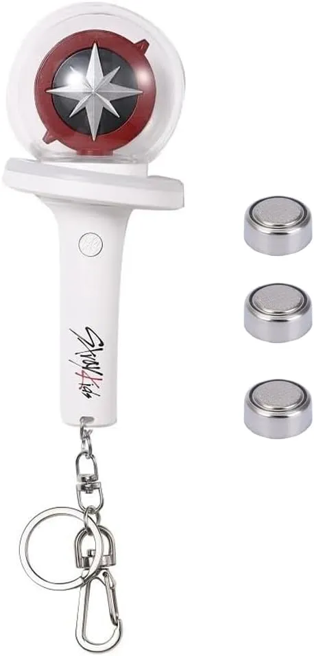 Uknown Kpop Stray Kids Light Stick Ver 2 Keychain Concert Fan Gift SKZ Goods Light Stick Color and Speed Adjustable Includes 15 Modes