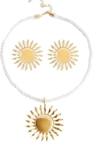 Women Seashell Charm Beach Jewelry Sets Shells/Suns/Star/Flowers/Snails Necklace 2024 Ocean Vacation Beach Retro Fashion Earrings Necklace Summer Women Gift
