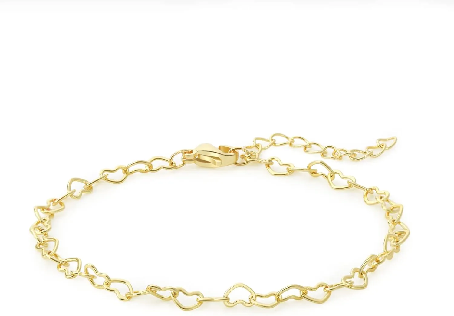 Womens Dainty Gold Chain Bracelet,Simple Layered Chain Bracelets,Beaded Turquoise Bracelet,Charm Crystal Bar,Heart,Karma,Triangle,Pearl Bracelets for Women